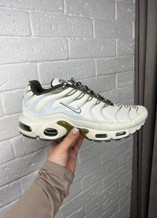 Мужские кроссовки nike tn green white