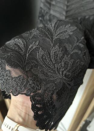 Karen millen люксове вечірнє чорне плаття мереживо5 фото