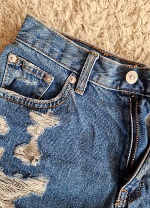 Шорты джинсовые короткие💙4 фото