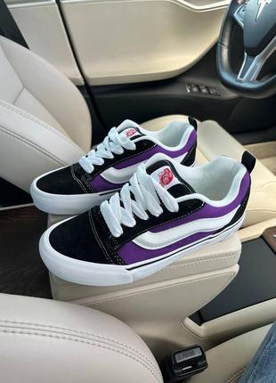 Vans old skool knu purple black white кеды ванс женские, жэнкие кеды ванс