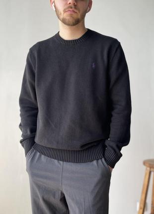 Оригинальный хлопковый свитер ralph lauren