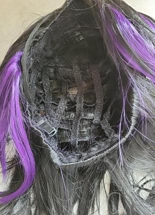 Парик маска хеллоуин эльфийка эмо волосы4 фото