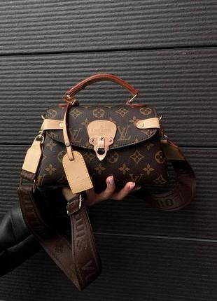Сумка жіноча в стилі  louis vuitton brown