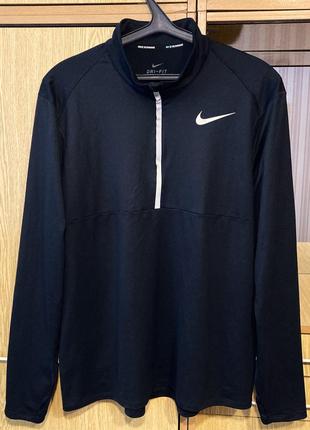 Лонгслів nike zip men's running long sleeve.оригінал.