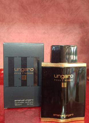 Ungaro pour l'homme iii emanuel ungaro для мужчин-  туалетна вода 100 мл- вінтаж, стара формула аромату 1993 року