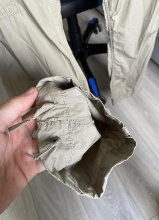 Карго штаны с карманами multipocket armani exchange pants