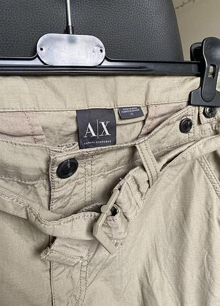Карго штаны с карманами multipocket armani exchange pants