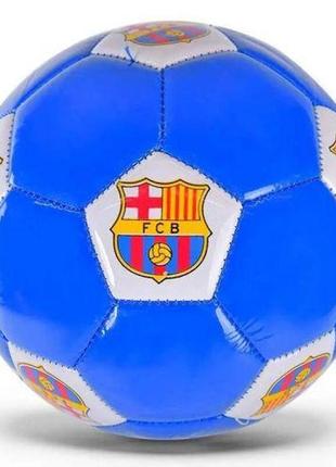 Мяч футбольный №3 "барселона", синий от lamatoys1 фото