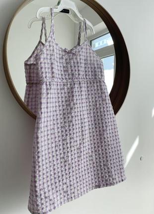 Платье в клетку от primark на 10-11 лет 146 размер платья платье детское1 фото