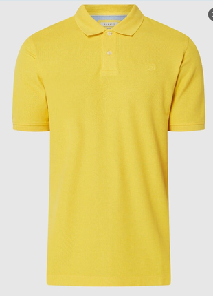 Mens bugatti pique polo shirt finest cotton поло, оригінал, розмір l