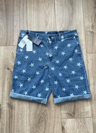 Хлопчачі шорти ralph lauren star print denim shorts