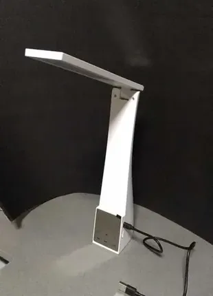 Світлодіодна настільна лампа з будильником, usb-зарядка