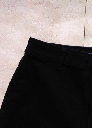 Брендовые черные джинсы скинни с высокой талией boohoo, 10 размер.7 фото