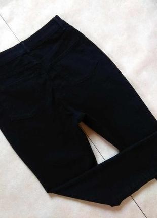 Брендовые черные джинсы скинни с высокой талией boohoo, 10 размер.5 фото