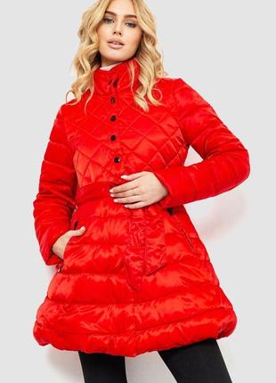 Куртка жіноча демісезонна, колір червоний, 235r010