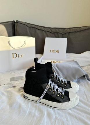 Dior sneakers high black premium