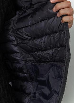 Куртка чоловіча демісезонна, колір чорний, 234r5527 фото