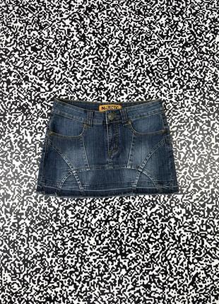 Винтажная джинсовая юбка у2к