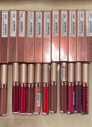 Рідка матова помада для губ topface instyle matte lip paint каталог1 фото