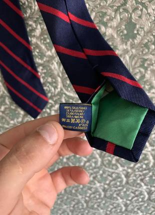Чоловічий галстук краватка polo ralph lauren silk 100%3 фото