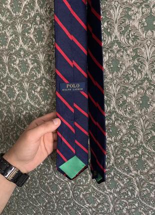 Чоловічий галстук краватка polo ralph lauren silk 100%4 фото