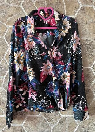 Блуза сорочка в квіти  vero moda