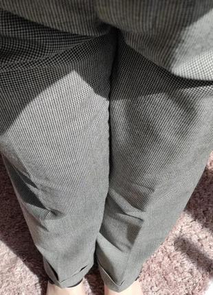 Классические брюки в принт гусиную лапку m&amp;s5 фото