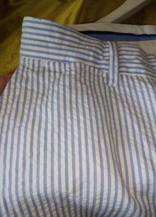 Шикарные хлопковые брюки в полоску ralph lauren polo golf4 фото