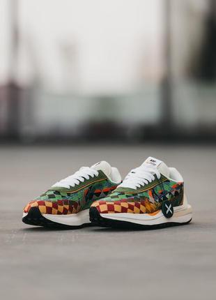 Кроссовки nike sacai vaporwaffle x jean paul gaultier мужские