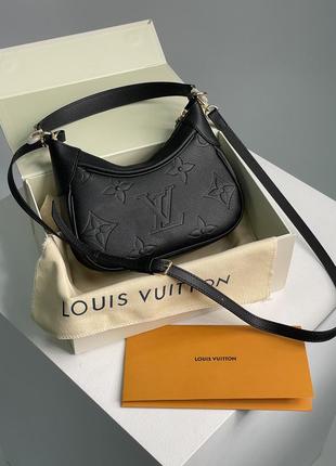 Женская сумка в стиле louis vuitton bagatelle bag black premium.