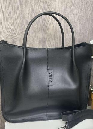 Женская сумка на плечо в стиле zara пудровый черный белый женская сумочка