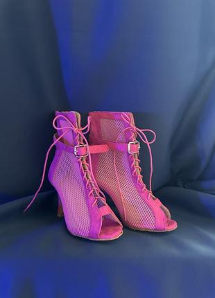Универсальные танцевальные туфли для high heels, латыни или бачать3 фото