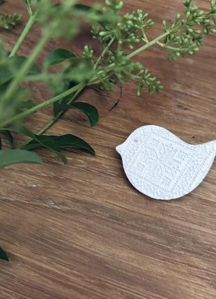 Вишиванка брошка «птаха»