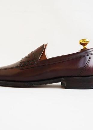 Шкіряні пенні лофери loake (england) розмір 41.5