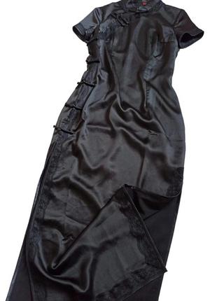 Довге плаття, сукня стрейчові чорна