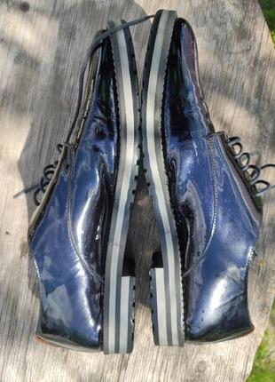 Туфлі лаковані жіночі, 40 розмір, 26 см стелька3 фото