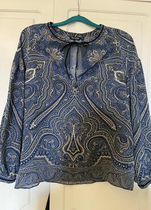 Massimo dutti блуза сорочка шовк3 фото