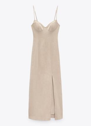 Zara -60% 💛 розкішна сукня з корсетом, s2 фото