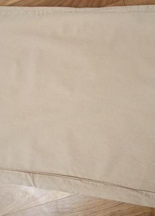 Бежеві брюки кюлоти з вареної бавовни розмір 403 фото