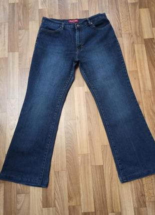 Еластичні сині джинси розмір 46 європейський бавовна з еластаном1 фото