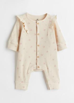 Человечек / ромпер / слип h&amp;m 62 / 2-4m