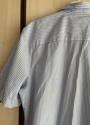 Сорочка котонова в смужку9 фото