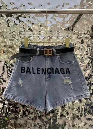 Джинсові шорти balenciaga