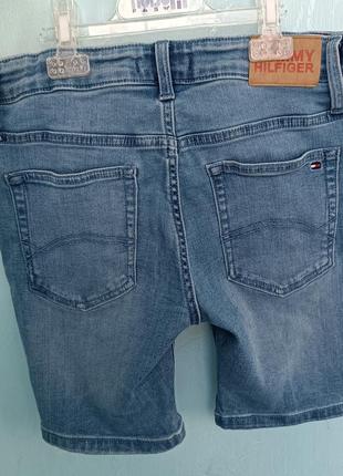 Джинсовые шорты tommy hilfiger steve р.164 см.6 фото