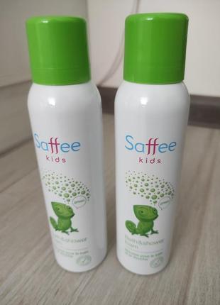 Пена детская для чувствительной кожи для ванны и душа. saffee. франция.