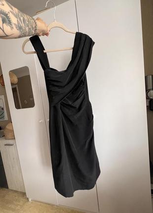 Шовкове вечірнє плаття, асиметрична сукня з натурального шовку inwear