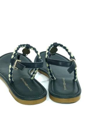 Кожаные женские сандалии босоножки tommy hilfiger jennyfer 7c sandals оригинал7 фото