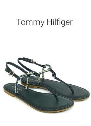 Кожаные женские сандалии босоножки tommy hilfiger jennyfer 7c sandals оригинал