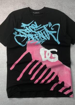 Футболка Animal-Print dolce&gabbana