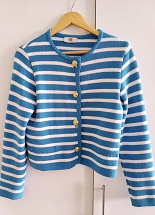 Кардиган sailor в стилi old money jd wood в стилі massimo dutti7 фото
